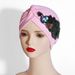Ladies' Headscarf PEACOCK ELEGANCE - Sequined Turban Hat (Ethnic Chic, Hot Seller, Fashion Trends, Versatile)_viptrois.com