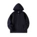Unisex Fleece-Lined Zip Hoodie - Viral Oversized Open Front Design With Drop Shoulder & Kangaroo Pockets_viptrois.com