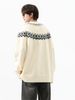 Pure Nordic Fair Isle Cable Knit Pullover For Men Korean Style Lazy Chic Jacquard Round Neck Raglan Sweater_viptrois.com