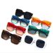 Dopamine Sunglasses For Women - UV400 Large Square Frame With Wide Legs (Trendy 2025 Design, Small Face Fit)_viptrois.com