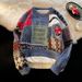 Men's Warm Knitted Sweater Couple Set - Soft Plush Fabric, Cozy Winter Wear, Crewneck & Turtleneck Options_viptrois.com