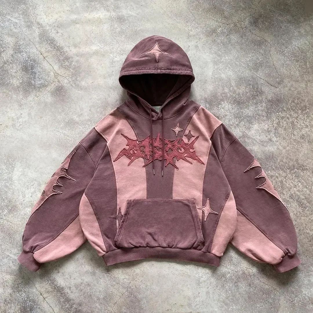 2026 Fashion Autumn Men's And Women's Hoodies Embroidered Pullover Hoodies Printed Long Sleeve Pullover Top_viptrois.com