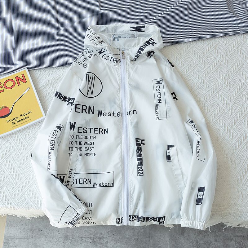 Men's clothing Summer men's sun protection clothing jacket ultra-thin couples sun protection clothing jacket trend breathable anti-ultraviolet_viptrois.com