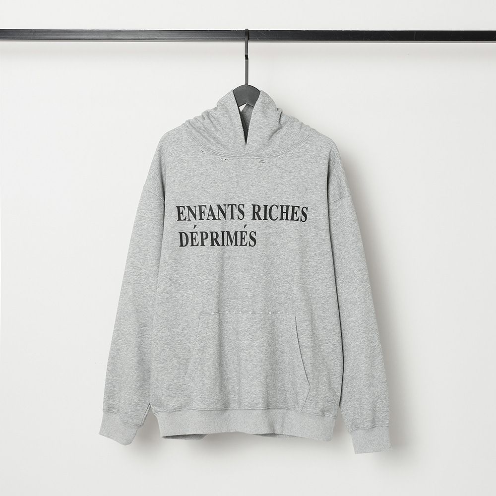 Melancholy Rich Second Generation ERD Letter Print Distressed Loose Unisex New Sweatshirt Hoodie Trendy Brand_viptrois.com