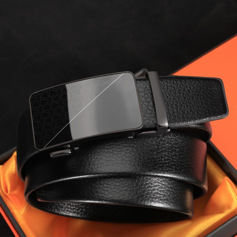 Men's Belts Men's Leather Belt Alloy Automatic Buckle Belt Glue Filling Business All Match Middle Aged And Young New Leisure High End Pants Belt Trend_viptrois.com