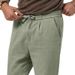 Men's Clothing Cross Border New Men's Cotton And Linen Trousers Casual Trousers Business Casual Solid Color Four Seasons Commuting Men's Trousers_viptrois.com