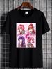 Literature Girls Unisex T-Shirt Men & Women, DDLC Plus, Just Monica, Horror Designer Clothes Graphic Homme Top For Everyday Wear Casual Streetwear_viptrois.com