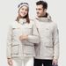 Men's Clothing Waterproof Three-in-One Two-Piece Jacket Solid Color Workwear Jacket Removable Duck cotton Liner_viptrois.com