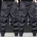 Men's Clothing Loose Youth Popular Casual Pants Overalls Solid Color Nine Point Pants Trendy Leggings Ins_viptrois.com