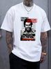 Vintage Pablo Escobar Mens XL T Shirt El Patron Drug Lord Double Sided Stylish Streetwear Versatile Casual Unisex Fashion Summer Slightly_viptrois.com