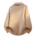 Autumn Winter Turn-Down Collar Knitted Men's Youth Trendy Fashion Casual Elegant Versatile Solid Color Sweater Top_viptrois.com