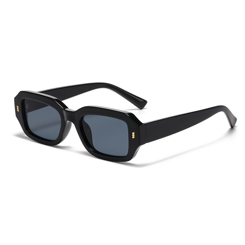 Retro Tortoiseshell Square Sunglasses – Small Frame UV400 Protection, Unisex European & American Vintage Style_viptrois.com