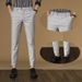 Men's Clothing Suit Trousers Four Seasons Business Men's Suit Trousers Straight Iron Free Elastic Slim Youth Casual Trousers Men_viptrois.com