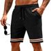 Men's Quick-Dry Running Shorts – Breathable Athletic Shorts For Gym, Basketball & Beach – Loose Fit Stretch Fabric With Comfortable Waistband_viptrois.com