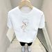 Men's 260g Heavyweight Pure Cotton Short Sleeve T-Shirt Summer Style Cool Loose Casual Trendy Top_viptrois.com