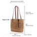 French High-end Western-style Large Capacity Woven Bag Suitable for Beach Vacation Solid Color Versatile Tote Bag Shoulder Bag_viptrois.com