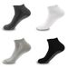 Black and white men's socks, dotted sports floor socks, sweat absorbent, breathable and non slip socks, trampoline socks and yoga socks_viptrois.com