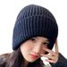 Apparel Accessories Cozy Winter Knit Beanie For Women - Soft Stretchy Slouchy Hat With Ear Flaps, Warm Oversized Chunky Yarn Cap For Cold Weather_viptrois.com