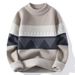 Premium Mink-Blend Mock Neck Sweater – Thickened Winter Knit (M-3XL, Grey/Beige/White, Streetwear Thermal Base Layer)_viptrois.com
