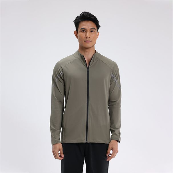 Men's Clothing Outdoor Windproof Sports Jacket Men's Stand Up Collar Casual Commuting Elastic Lightweight Jacket Light And Warm_viptrois.com