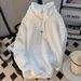 Men's High Neck Pullover Hoodie - Casual Streetwear Vintage Style Oversized Sweatshirt For Teens & Young Adults (Black/White)_viptrois.com