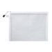 A4 Transparent File Bag Nylon Mesh Zipper Test Paper Information Bag File Storage Bag Office Student Subject Bag_viptrois.com