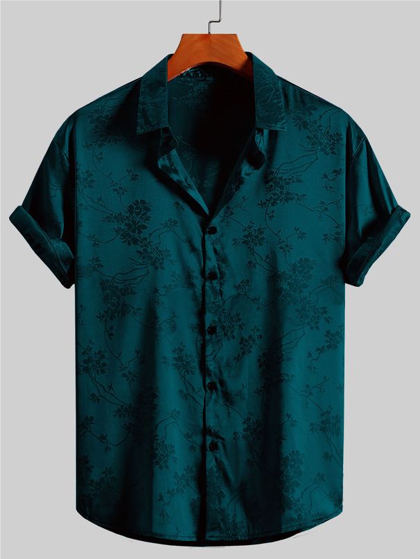 2025 Summer Men's Embroidered Short Sleeve Shirt_viptrois.com