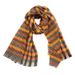 Unisex Autumn and winter bristle short beard small plaid scarf shawl_viptrois.com