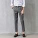 Men's Slim Fit Straight Leg Dress Pants - Casual Stretch Polyester Trousers With Drop Crotch For Business & Daily Wear_viptrois.com