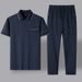 Men's Clothing Shenlong Dad Summer Suit Men's Middle Aged And Elderly Summer Casual Clothes Men's Short Sleeved Trousers Sportswear_viptrois.com