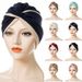 Hot Selling New Turban Hat Two Color Stitching Forehead Cross Muslim Indian Hat One Piece Dropshipping_viptrois.com