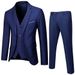 CT Casual Suit For Men 2025 Spring/Summer Thin Trendy Loose Mature Style Blazer And Trousers Two-Piece Set_viptrois.com