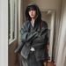 Men's Clothing Autumn Retro Distressed Denim Suit Men's Loose Hooded Jacket Korean Style Trendy Straight Jeans_viptrois.com