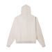 MIXED EMOTION Trendy High Street Letter Print Beaded Design Casual Unisex Hooded Cardigan Jacket_viptrois.com