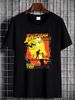 Indiana Jones Worldwide Expeditions Graphic T-Shirt Adult Shirt (Pick Size) Top For Everyday Wear Slightly Stylish Comfortable Unisex Homme Casual_viptrois.com