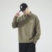 boy Pishi Vintage Sweatshirt Polo Collar Men's Autumn Loose High-end Feel Top American Oversize Large Size Jacket_viptrois.com