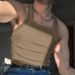 Men's Clothing Shoulder Strap Solid Color Fashion Sleeveless Bottoming Shirt Men's Sexy Tight Vest_viptrois.com