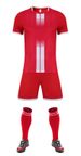 Men's Clothing light plate printing, student training and competition uniforms, DIY football uniforms, short-sleeved suits for men and women_viptrois.com