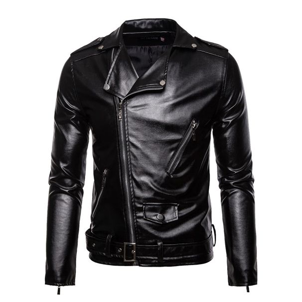 Loom Foreign Trade 2022 Autumn Winter Men's European And American Style Turn-down Collar Business Casual Zipper Decorative_viptrois.com