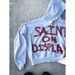 Men's Clothing Rock Letter Print Hoodie Loose Unisex Retro Sweater Jacket Top American Gothic_viptrois.com