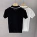Men's Clothing Lapel Short Sleeved Polo Shirt Men's Trendy Summer T Shirt Slim Trend 2024 New All Match T Shirt Top_viptrois.com