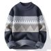 Premium Mink-Blend Mock Neck Sweater – Thickened Winter Knit (M-3XL, Grey/Beige/White, Streetwear Thermal Base Layer)_viptrois.com