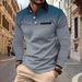 Unbeatable Quality 2024 Spring And Autumn New Men's Long Sleeved 3D Printed Polka Dot Casual Polo Shirt_viptrois.com