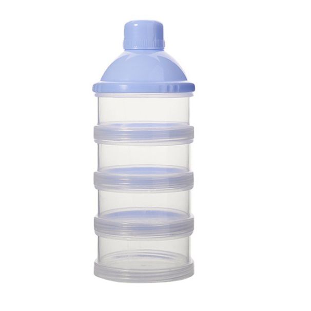 4 Grid Portable Milk powder box container Toddle Baby Snacks Food Storage Box Formula Dispenser Milk Powder Bottles_viptrois.com