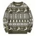 Christmas Sweater For Teens – Festive Holiday Knitwear, Oversized Crewneck Pullover For Fall/Winter"_viptrois.com