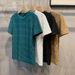 Men's Clothing Version Slim Fit Ice Silk Short Sleeve Men's Comfortable Breathable Top_viptrois.com