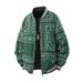 Men's Clothing Unisex Baseball Jacket - Cotton Casual Outerwear With Stand Collar Fashion Trends Hot-selling_viptrois.com