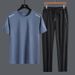 Men's ClothingSports Suit Men's Summer Short Sleeved T Shirt Middle Aged Summer Clothes Ice Clothes Middle Aged And Elderly Clothes_viptrois.com
