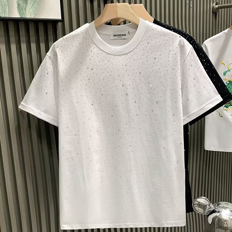 Mantianxing Short T-shirt Men In 2025, New Trendy And Handsome Men's Half Sleeved Shirt For Summer High-end Dressing Top_viptrois.com
