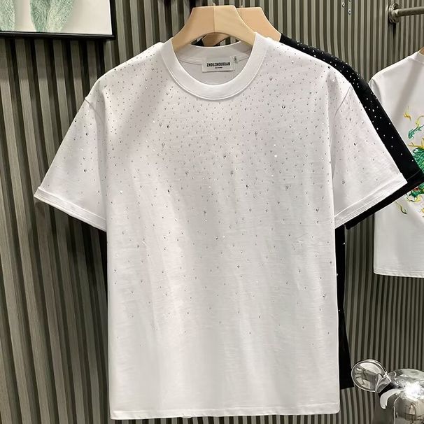 Mantianxing Short T-shirt Men In 2025, New Trendy And Handsome Men's Half Sleeved Shirt For Summer High-end Dressing Top_viptrois.com